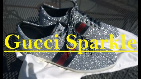 how to care for gucci glitter web sneakers|Gucci shoe cleaning instructions.